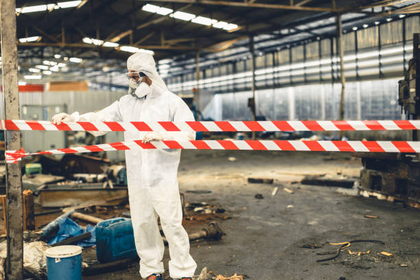 Professional Hoarding Cleanup technician working in Dupo, IL